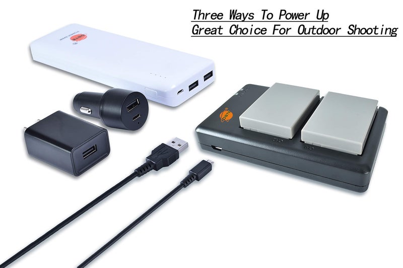 DSTE BLN-1 BLN1 Battery Charger Compatible with Olympus OM-D E-M1 OM-D E-M5 OM-D E-M5 Mark II Pen E-P5 BCN-1 - Image 5